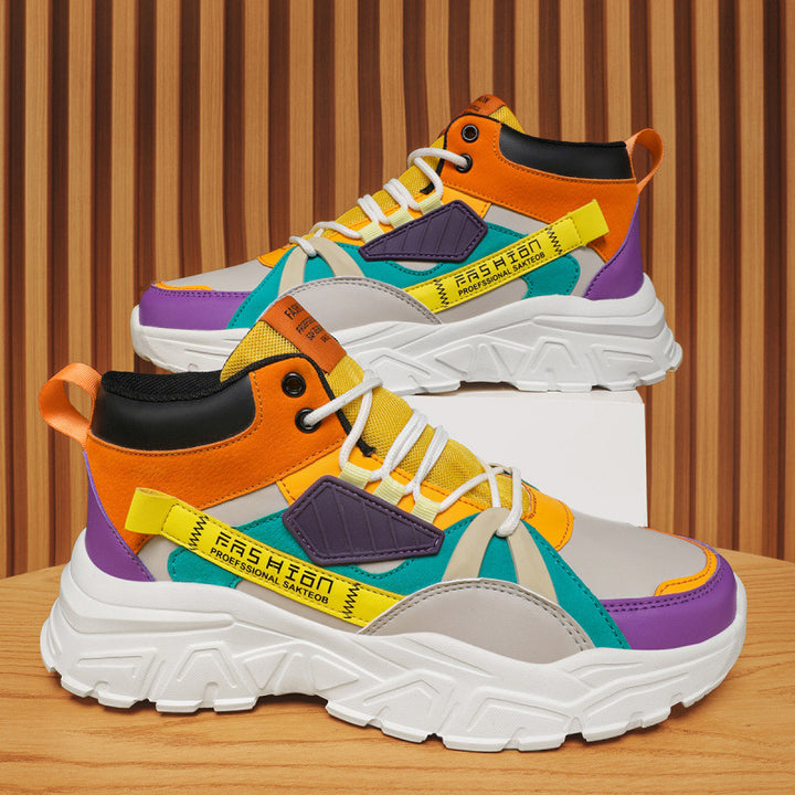 Unisex Knöchelhoher Plateau-Sneaker mit technischer Multi-Lagen-Sohle Drune
