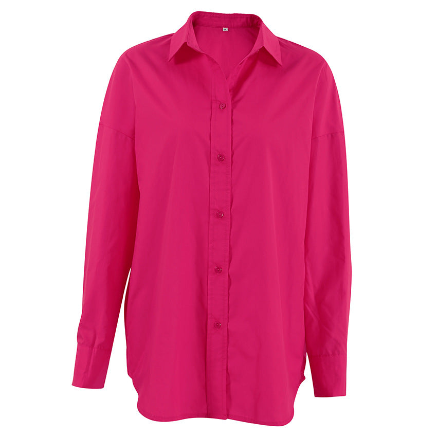 Damen Oversized Hemd Drune