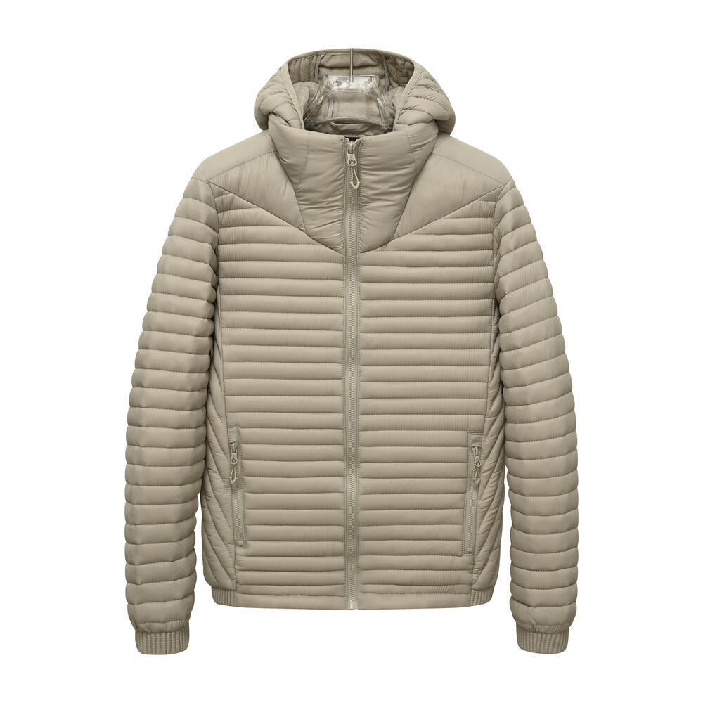Herren Leichte Steppjacke mit Kapuze Drune