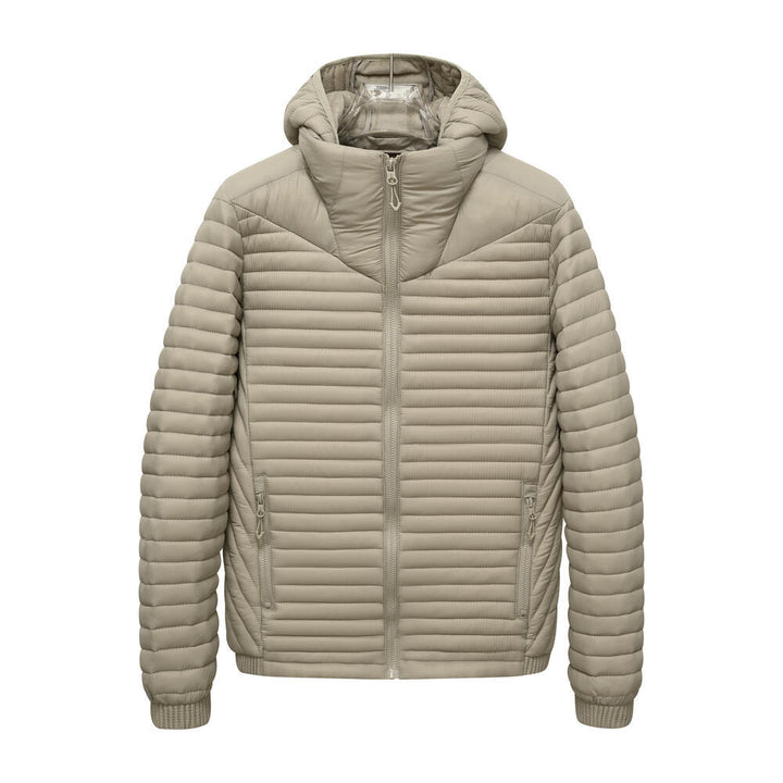 Herren Leichte Steppjacke mit Kapuze Drune