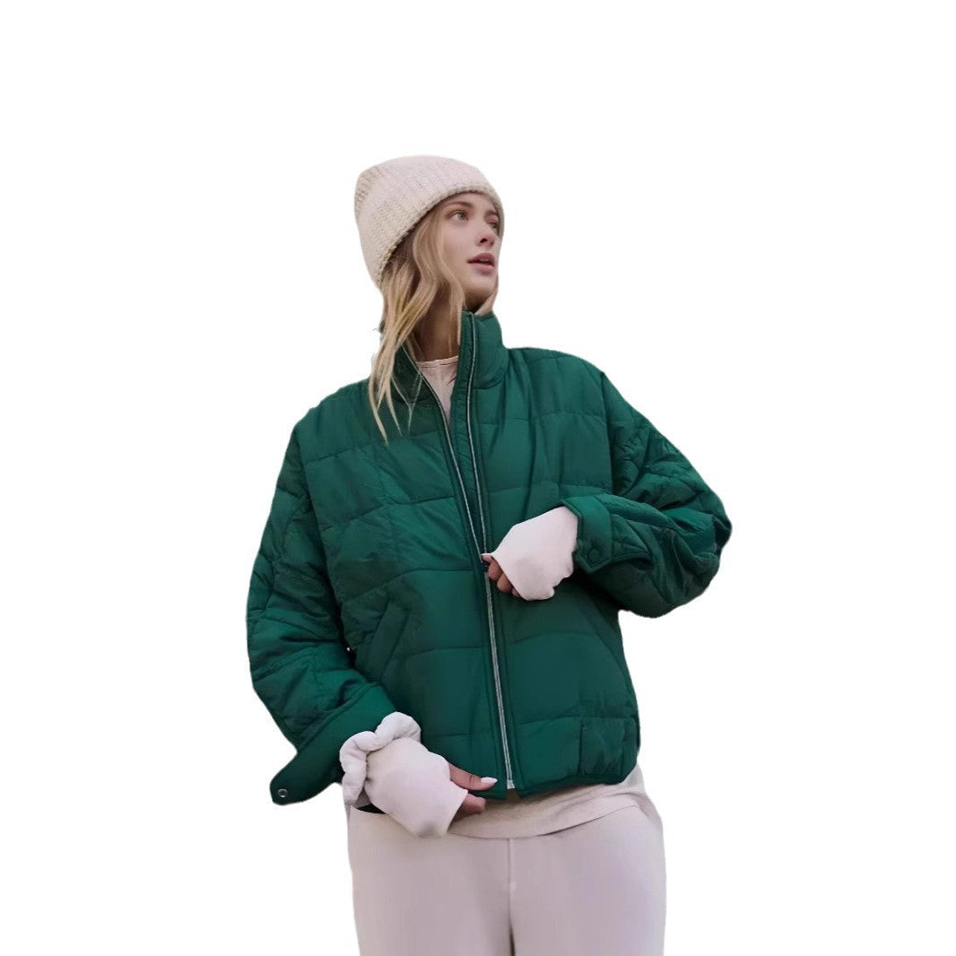Damen Steppjacke mit hohem Kragen und praktischem Reißverschluss Drune