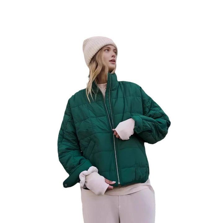 Damen Steppjacke mit hohem Kragen und praktischem Reißverschluss Drune