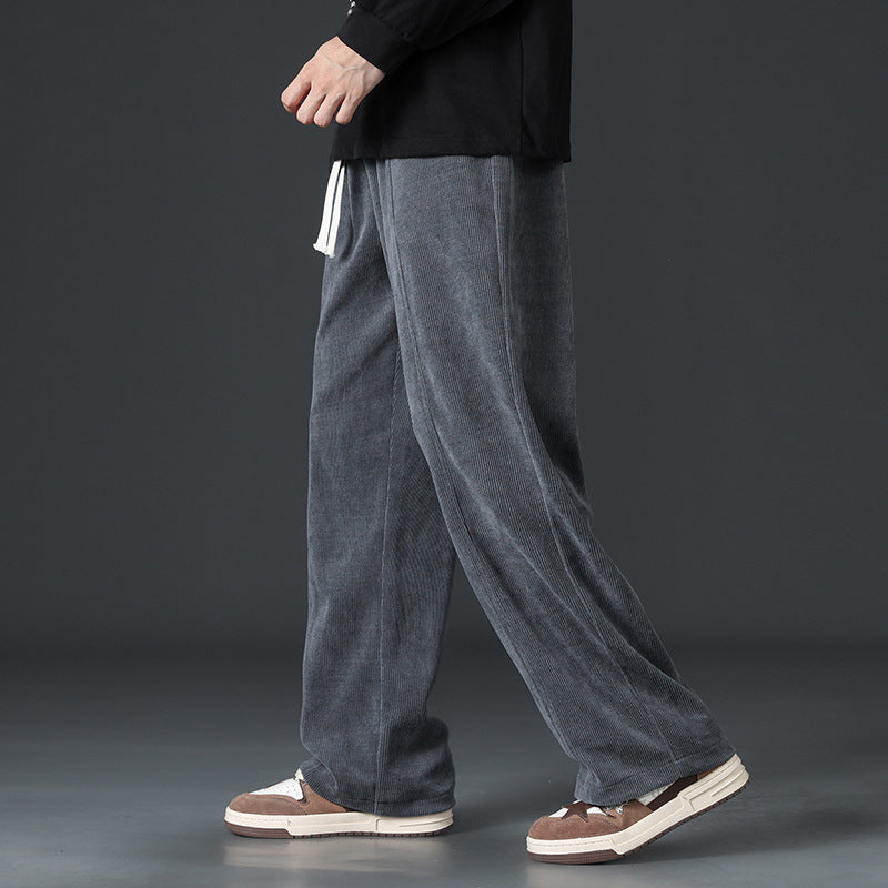 Herren Weitgeschnittene Kordhose
