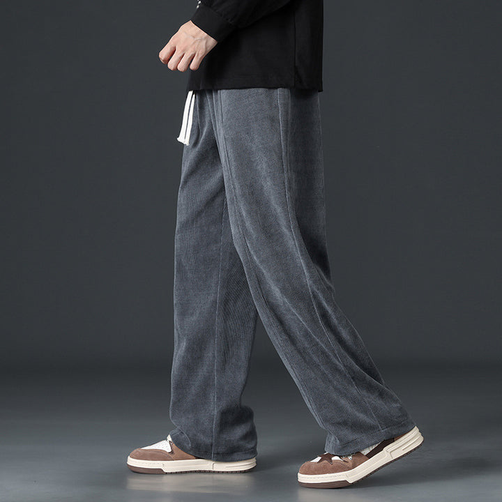 Herren Weitgeschnittene Kordhose