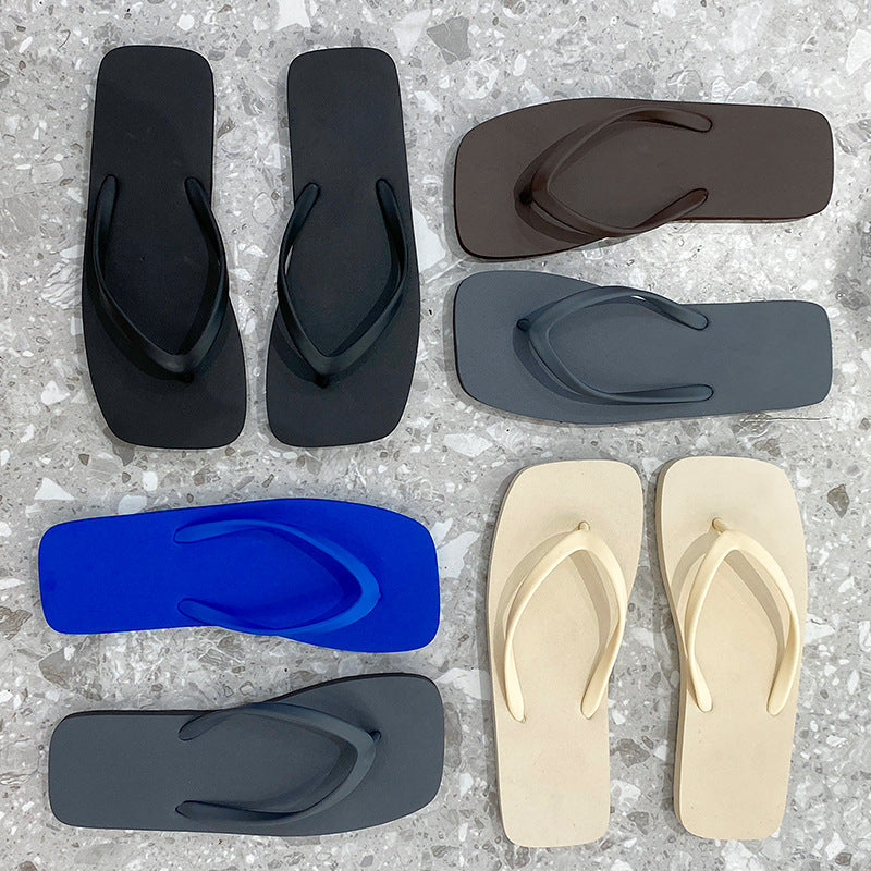 Damen Komfortable Flip-Flops Drune