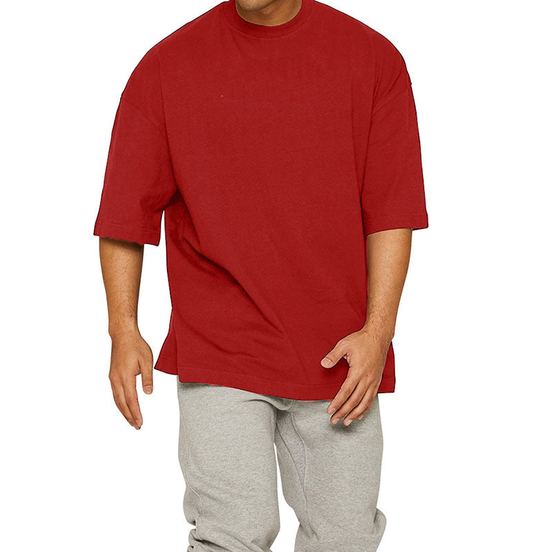 Herren Oversize T-Shirt mit atmungsaktiver Baumwolle Drune