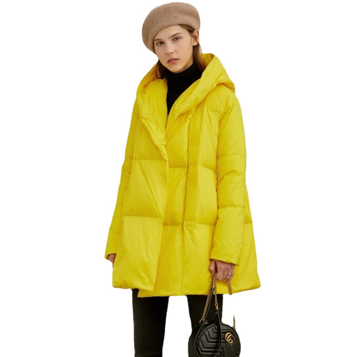 Damen Modische Oversized Daunenjacke Drune