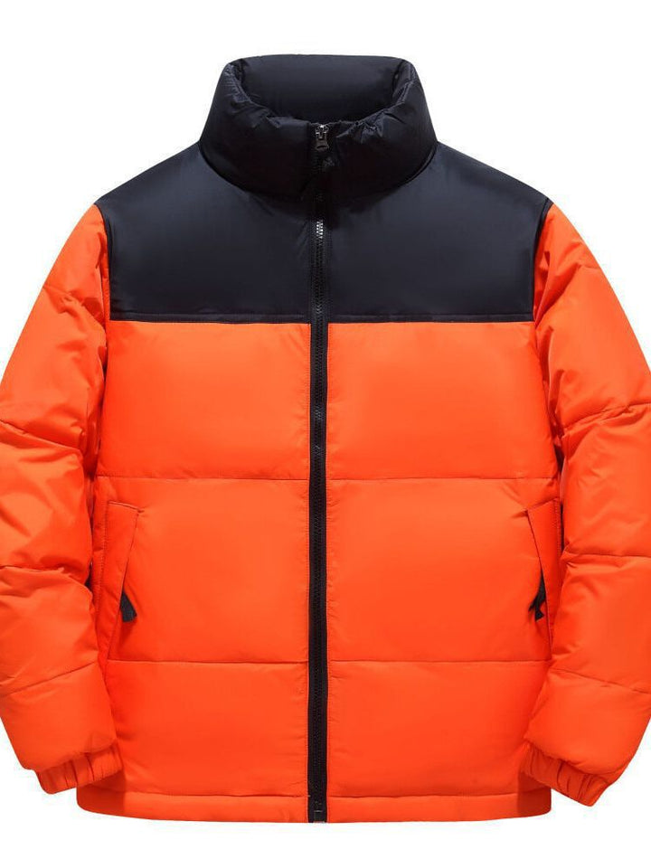 Herren modische und funktionale Steppjacke mit hohem Kragen Drune