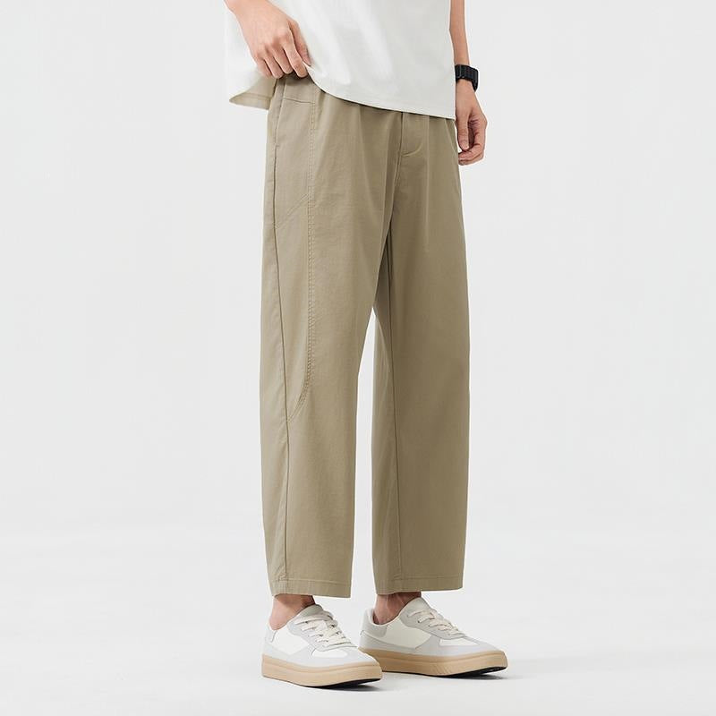 Herren Legere Relaxed Fit Stoffhose Drune