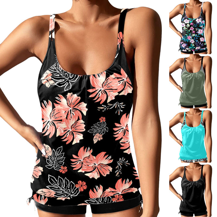 Damen Tankini-Set mit femininem Design und modischen Akzenten Drune