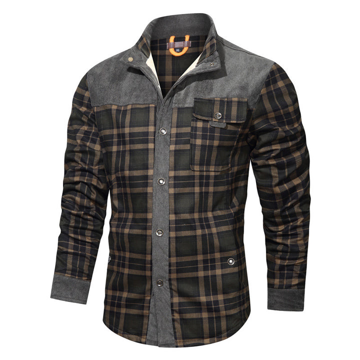 Herren Karierte Hemdjacke Drune