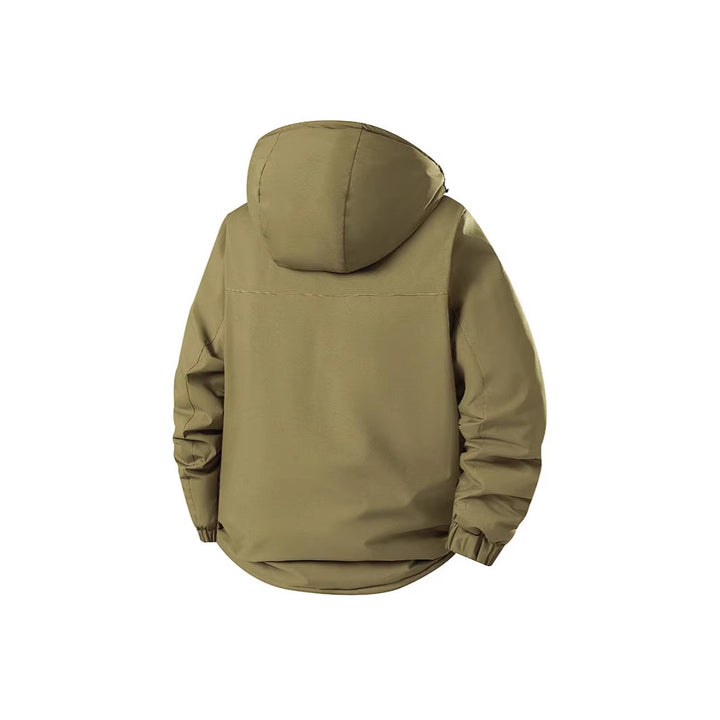 Herren Isolierter Urban-Parka mit Stehkragen und verdeckter Kapuze Drune