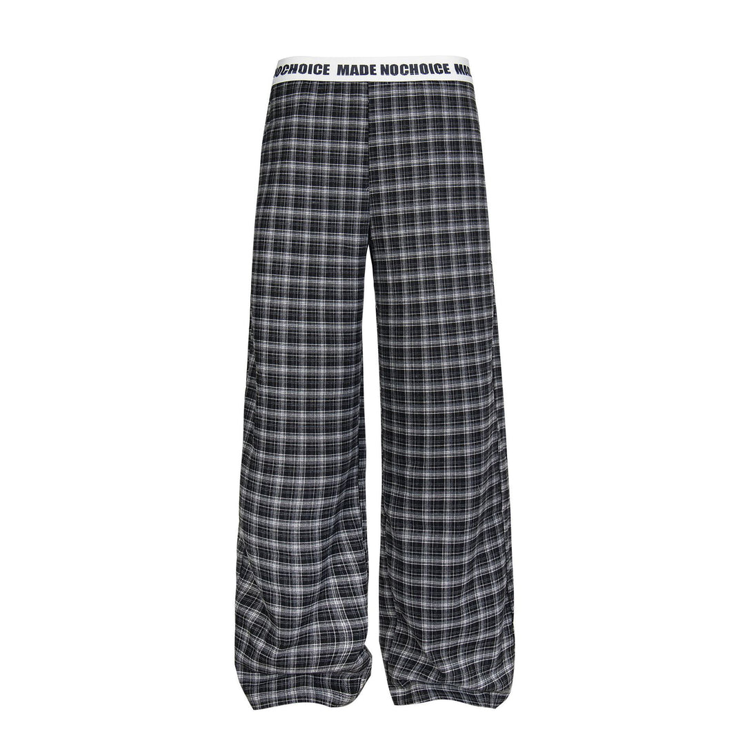 Damen Gemusterte Weitgeschnittene Freizeithose Drune