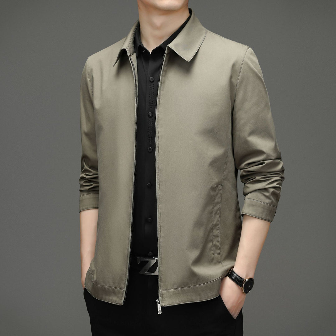Herren elegante Blousonjacke mit praktischen Taschen und modernem Schnitt Drune