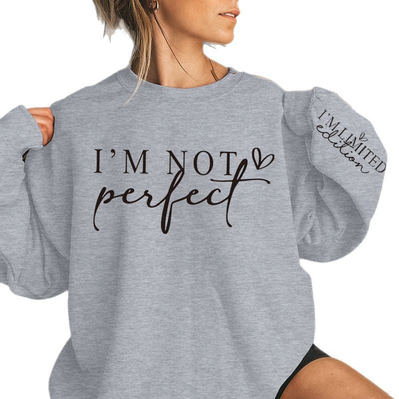 Damen Oversized Sweater mit Aufdruck und begrenzter Edition Drune