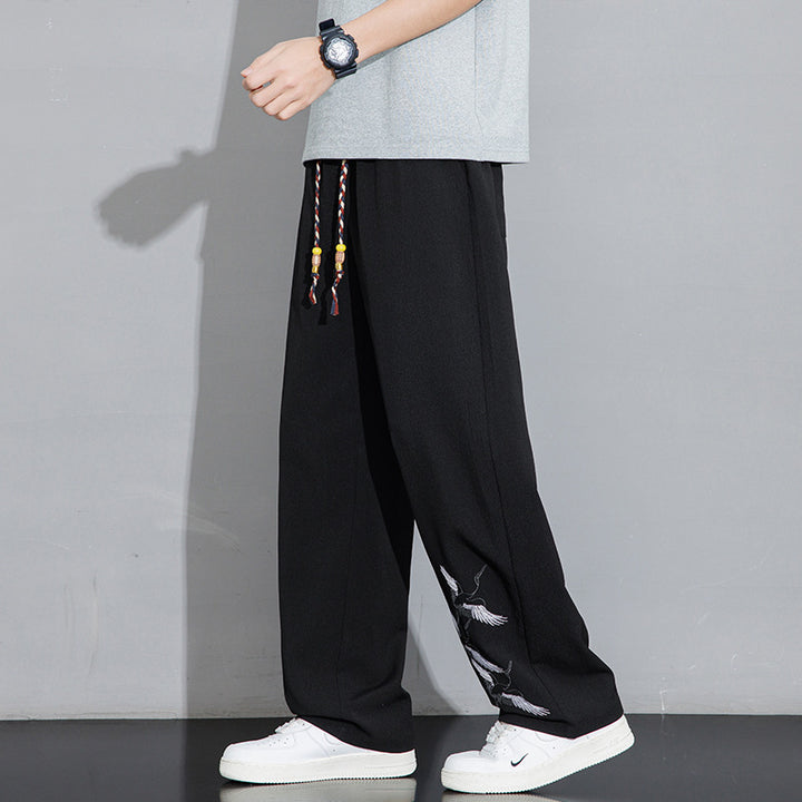 Herren Entspannte Pluderhose mit verstellbarem Bund Drune