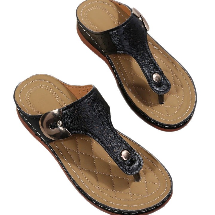 Damen Elegante Orthopädische Zehentrenner Sandalen Drune