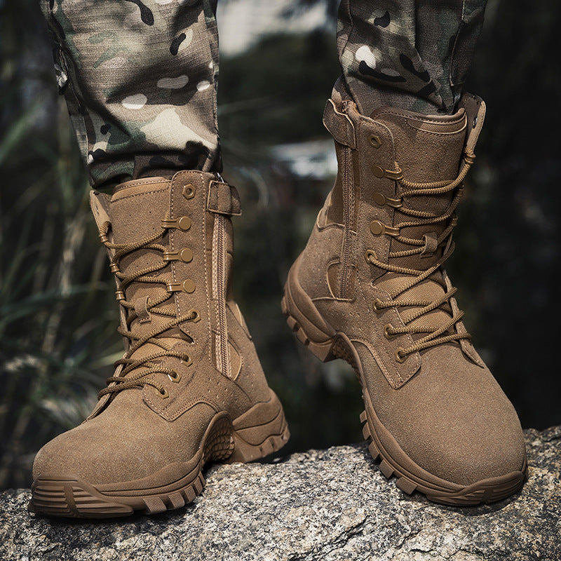 Herren Hochleistungs‑Taktikstiefel mit Cordura‑Mesh und stoßdämpfender Mehrzonenprofilsohle Drune
