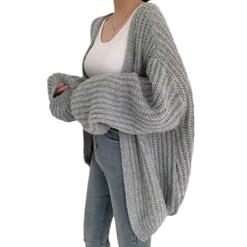 Damen Oversized Strickjacke Drune