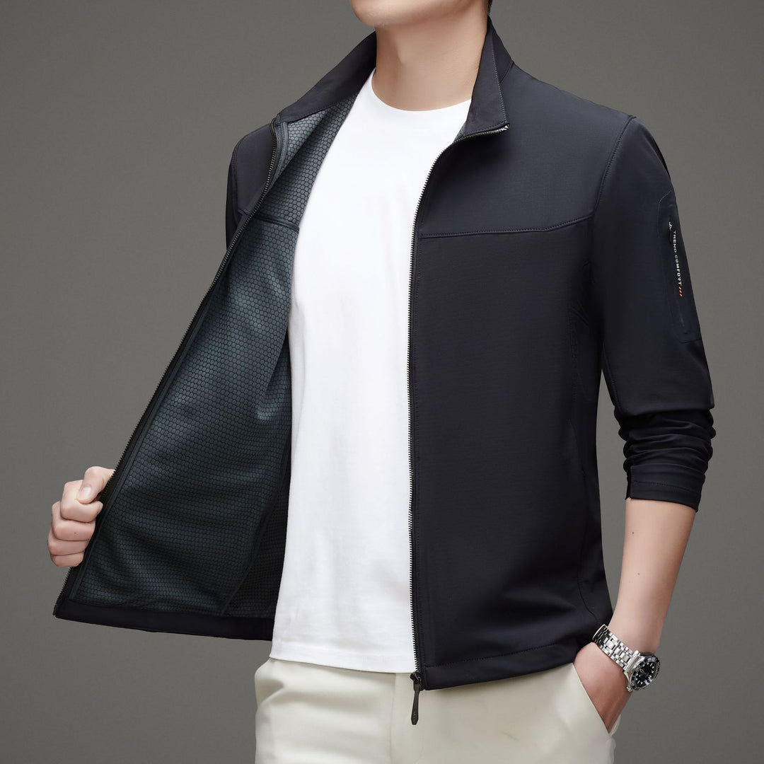 Herren Funktionsjacke mit atmungsaktiven Materialien und praktischen Taschen Drune