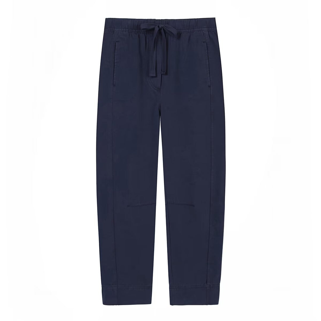 Damen entspannte Chino-Hose mit verstellbarem Taillenzug und praktischem Schnitt Drune