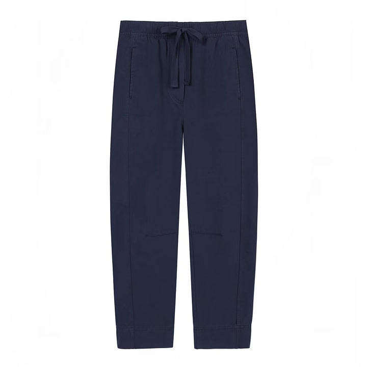 Damen entspannte Chino-Hose mit verstellbarem Taillenzug und praktischem Schnitt Drune