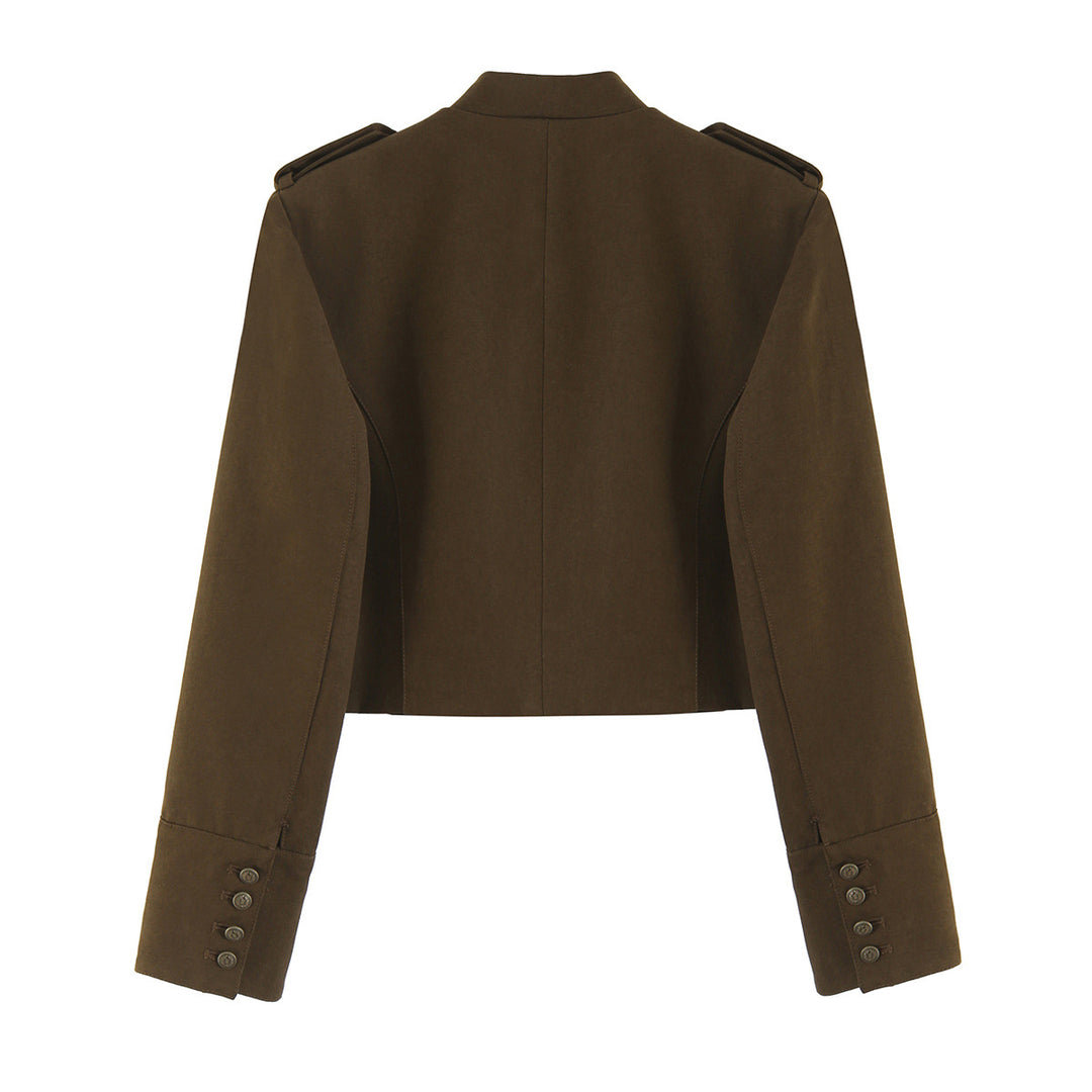 Damen Hochtaillierte weite Bundfaltenhose mit Seitentaschen Drune