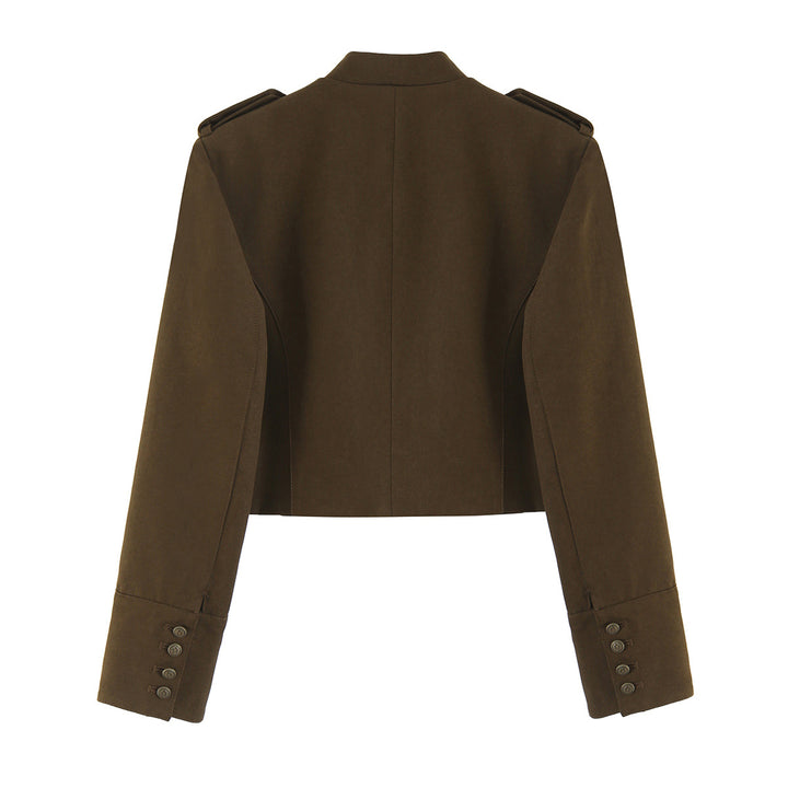 Damen Hochtaillierte weite Bundfaltenhose mit Seitentaschen Drune