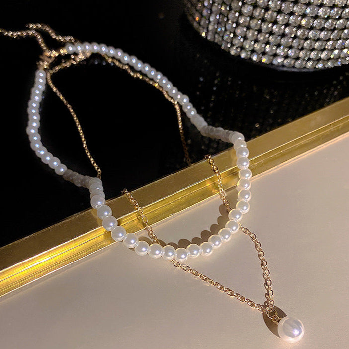 Drune | Paradise Perlen Satz Halskette Mit Elegantem Glanz Für Damen