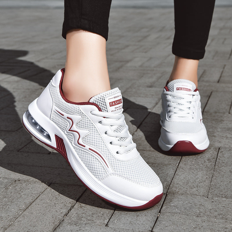 Damen nan City-Walking-Sneaker mit sichtbarer Fersenluftkammer und ergonomischer EVA-Dämpfung Drune