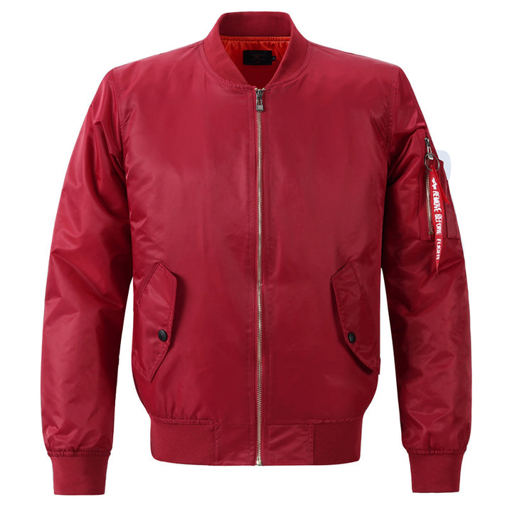Herren Modische Bomberjacke mit praktischen Taschen Drune