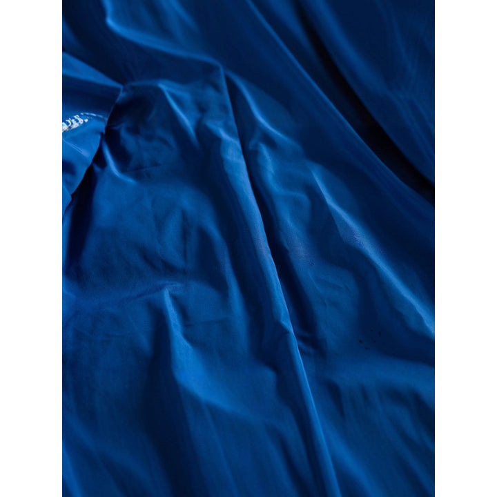 Damen Kurze gesteppte Steppjacke im Karo‑Muster mit hohem Stehkragen und Tunnelzug Drune