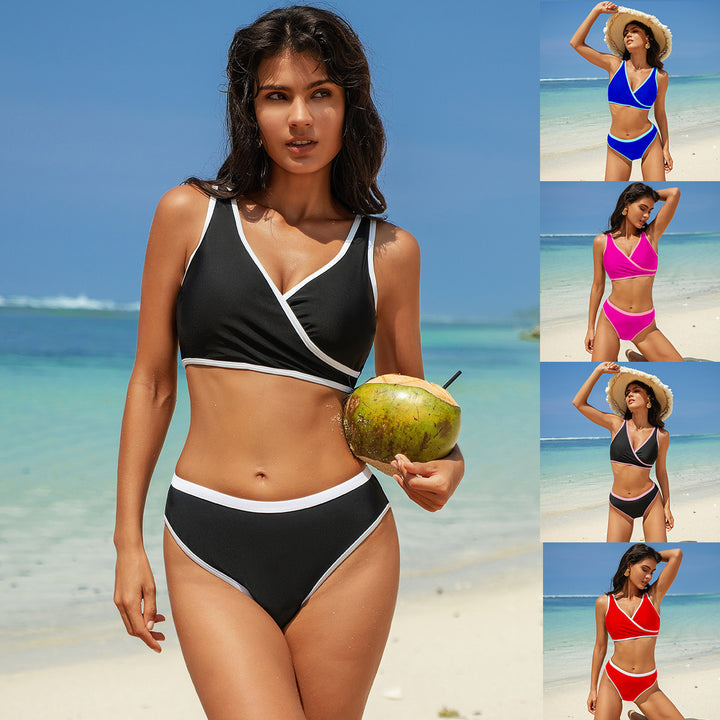 Damen Sportlicher Bikini Drune