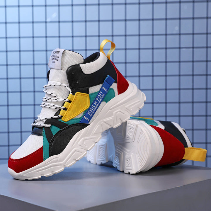 Unisex Knöchelhoher Plateau-Sneaker mit technischer Multi-Lagen-Sohle Drune