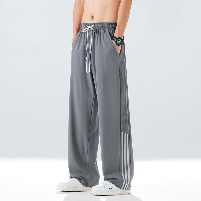 Herren Sportliche Freizeithose mit seitlichen Belüftungsöffnungen