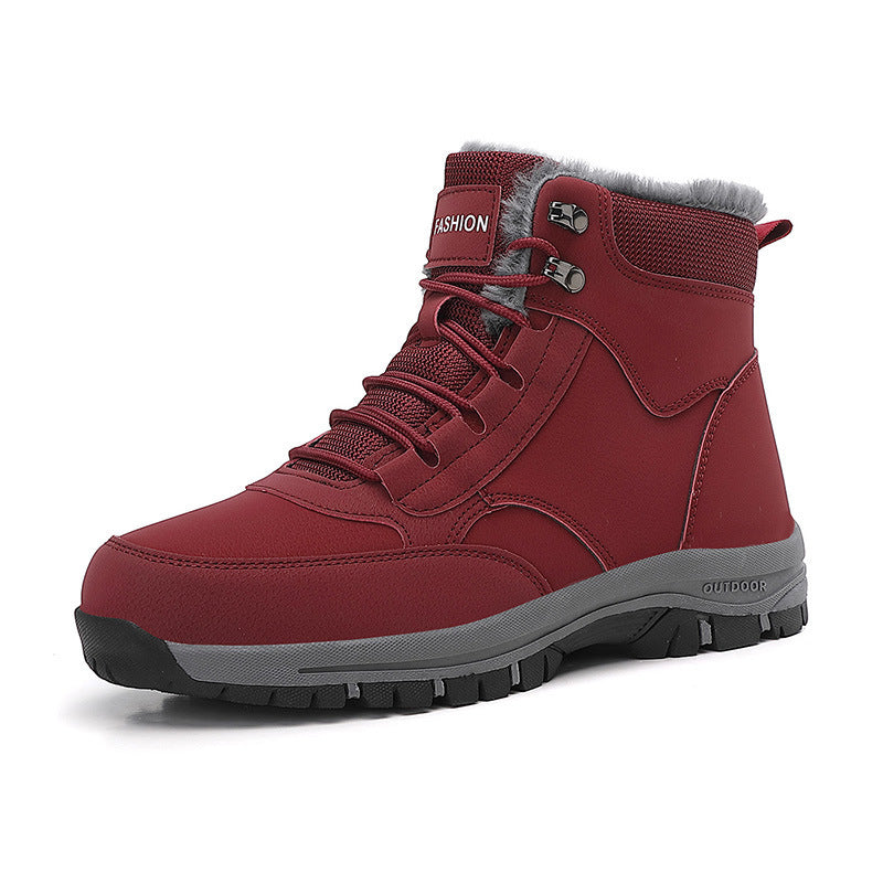 Herren isolierte wasserdichte Wanderschuhe mit verbesserter Traktion Drune