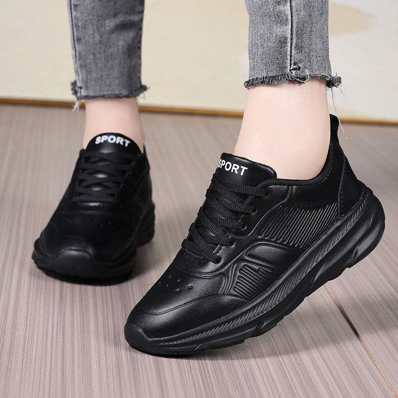 Damen nan modische Komfort-Walking-Sneaker mit stoßabsorbierender Mehrschichtsohle und gepolstertem Einstieg Drune