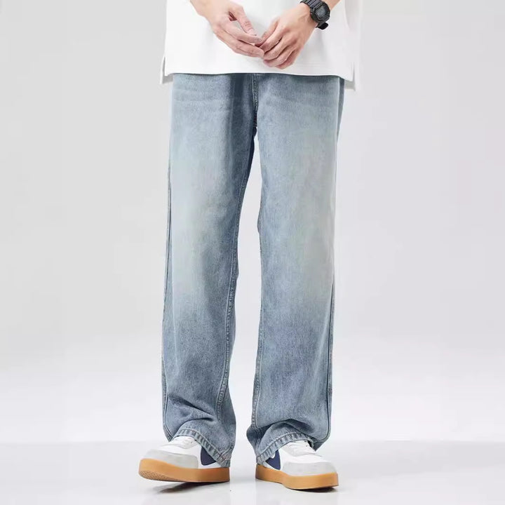 Herren Weitgeschnittene Jeans mit hohem Bund Drune