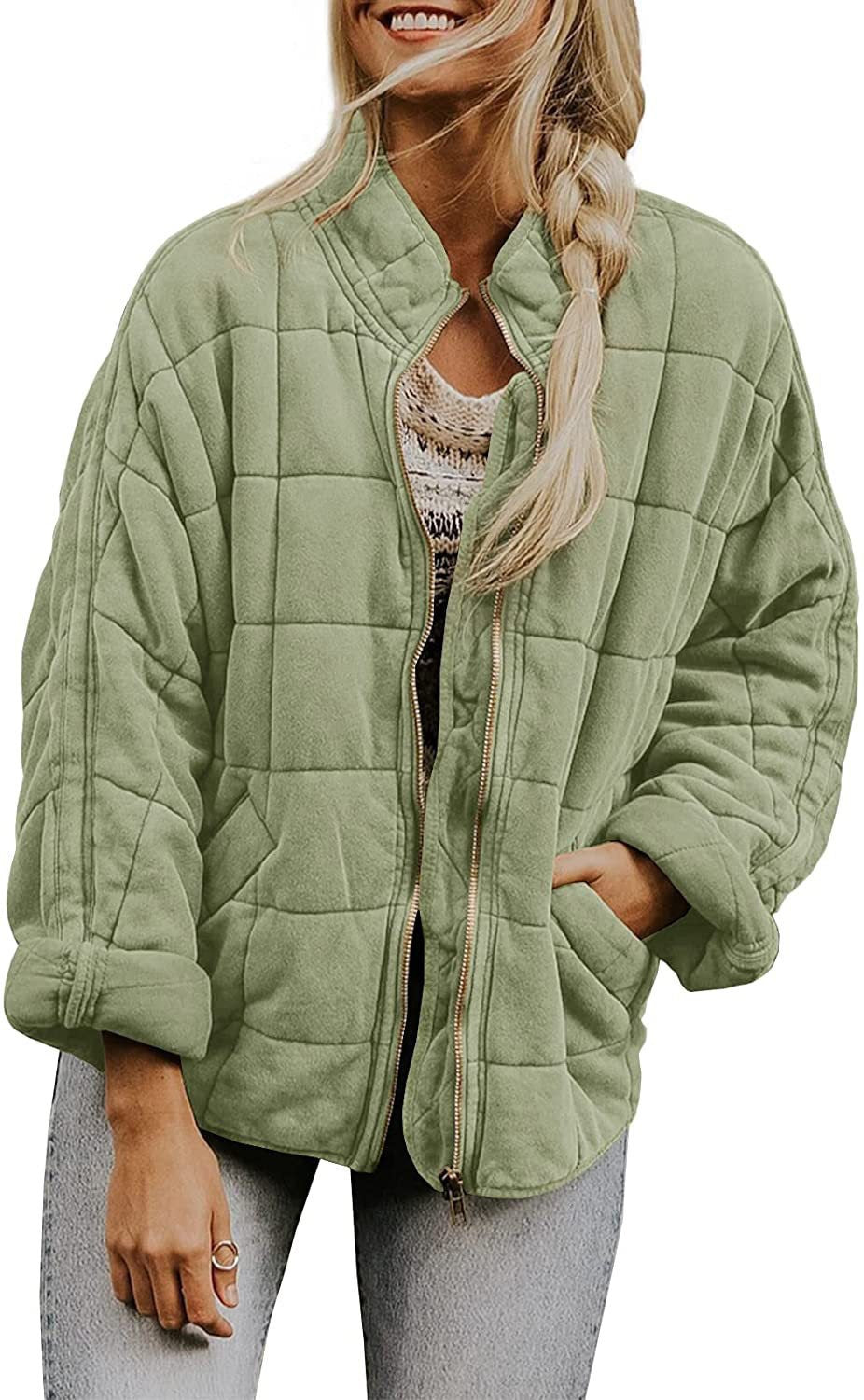 Damen Übergroße Steppjacke Drune