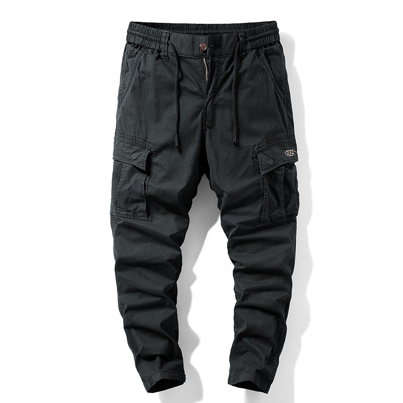 Herren Urbaner Ripstop-Cargo-Jogger mit elastischem Komfortbund und Mehrfach‑Klappentaschen Drune