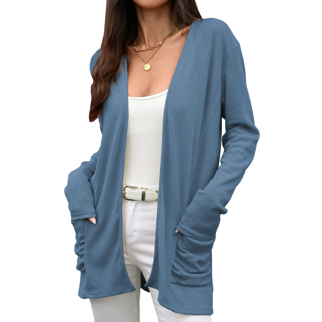 Damen Wickeljacke mit strukturierter Oberfläche Drune