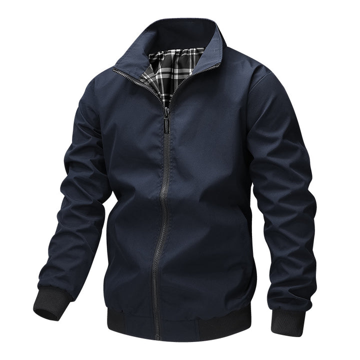Herren Leichte Übergangsjacke mit Stehkragen Drune