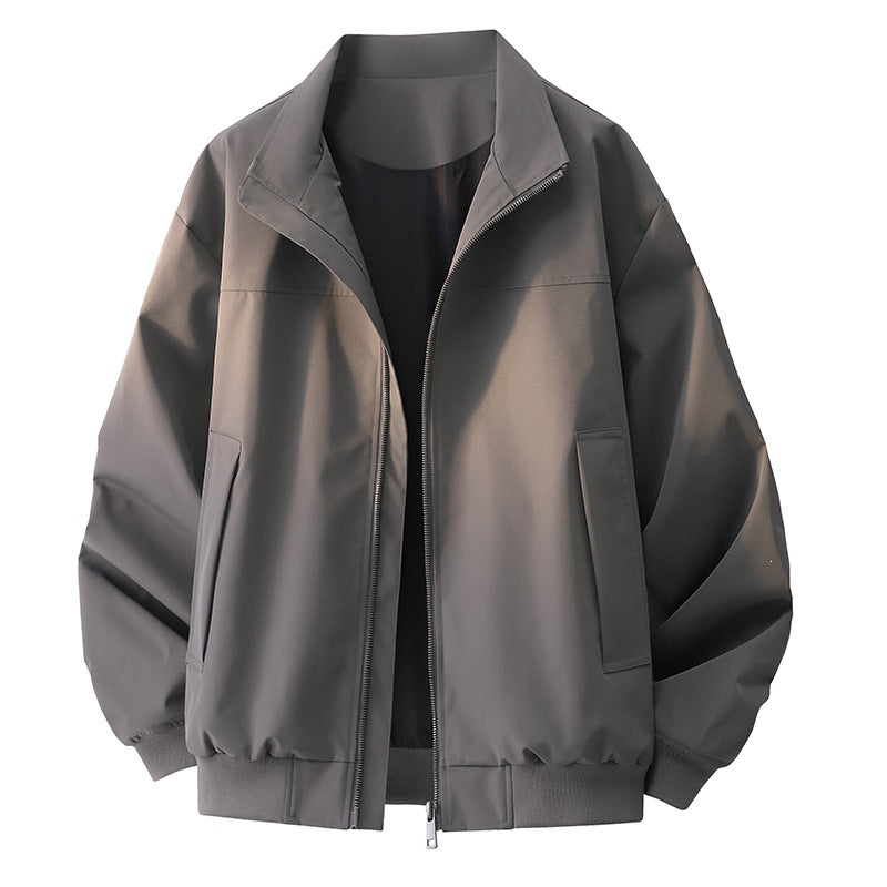 Herren Leichte Übergangsjacke im Blousonstil mit elastischem Saum Drune