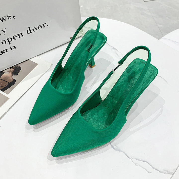 Damen Slingback-Pumps mit schmaler Spitze und leichter Absatzhöhe Drune