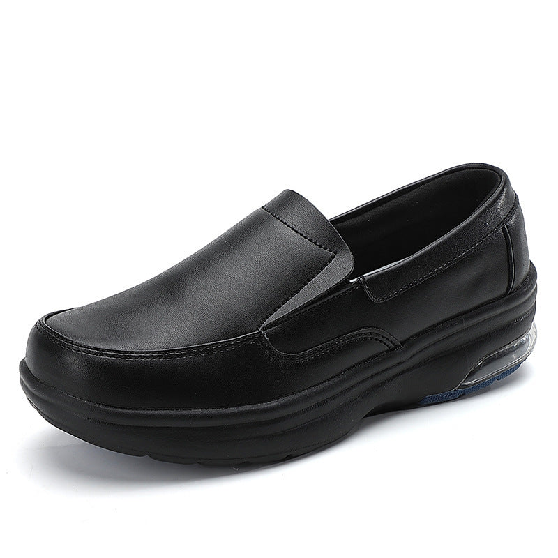 Herren nan ergonomischer Klinik-Slipper für Pflegepersonal mit Luftpolster-Fersendämpfung und rutschfester Profilsohle Drune