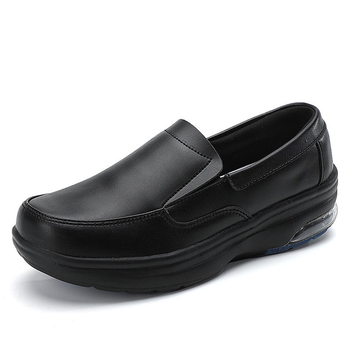 Herren nan ergonomischer Klinik-Slipper für Pflegepersonal mit Luftpolster-Fersendämpfung und rutschfester Profilsohle Drune