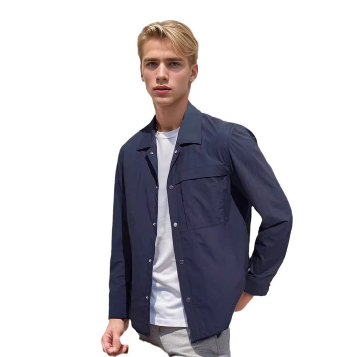 Herren multifunktionales Übershirt aus technischer Mikrofaser Drune