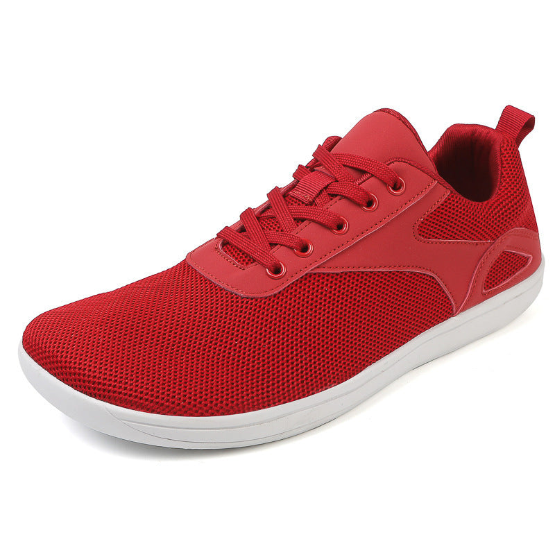 Unisex atmungsaktive Strick-Freizeit-Sneaker mit gepolstertem Fersenkragen und flexibler EVA-Laufsohle Drune
