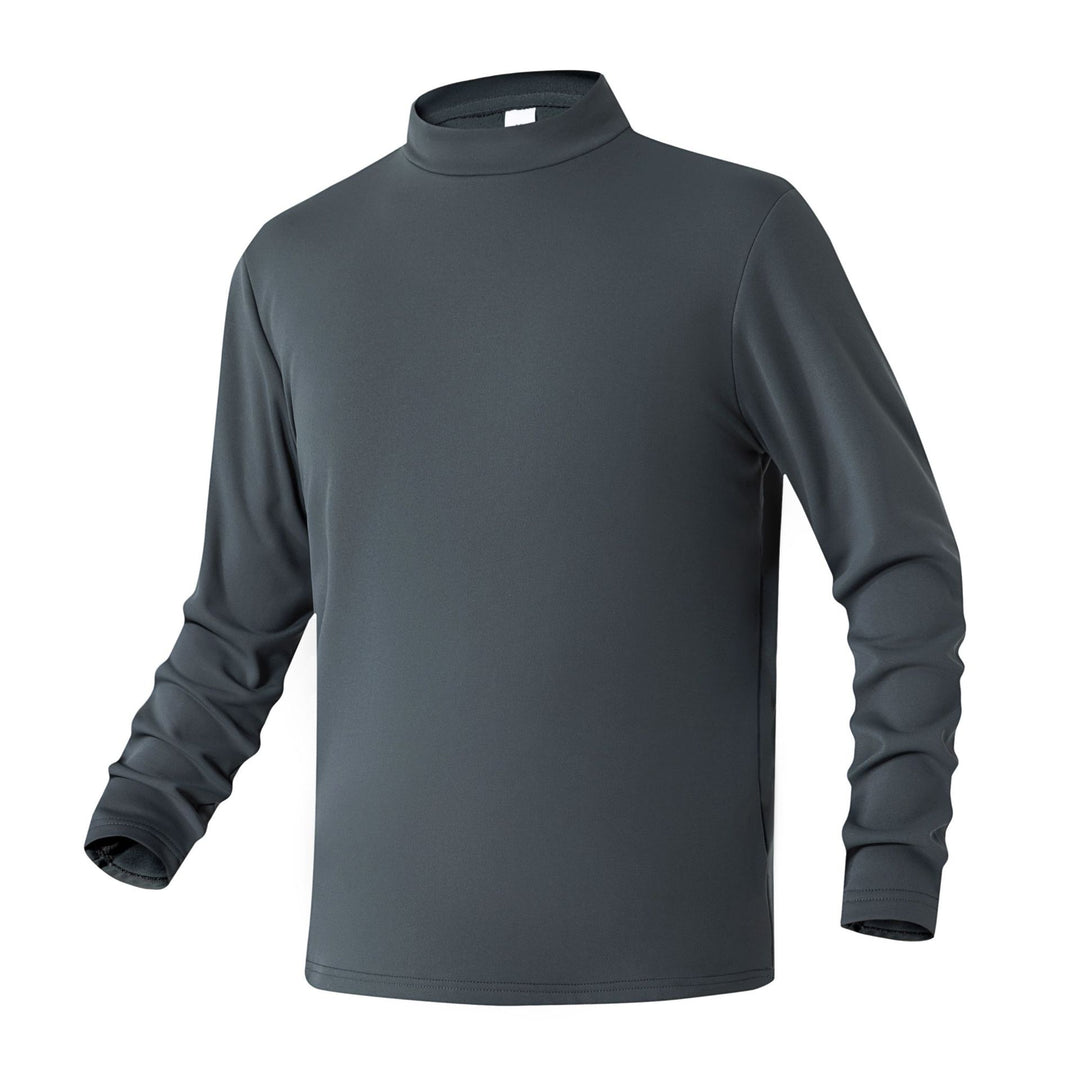 Damen Slim-Fit Langarmshirt mit Stehkragen aus funktionalem Jersey Drune