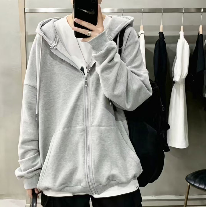 Damen Bequeme Kapuzenjacke Drune
